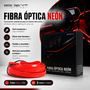 Occ Sport Tira de Alambre de Neón de Fibra Óptica Color Rojo