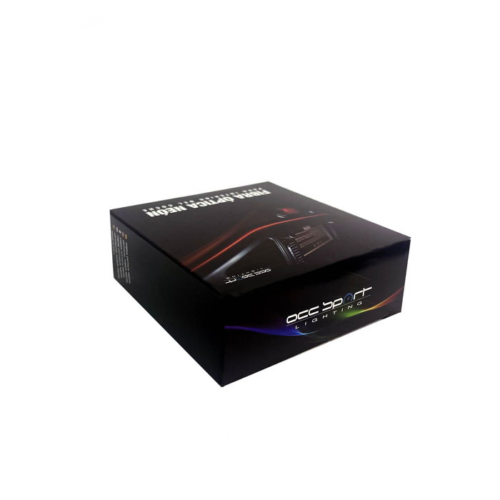 Occ Sport Tira de Alambre de Neón con Fibra Óptica LED para Coche, Verde Lima, 3 m, USB, OCCLED06 - Decoración Interior Vehículo