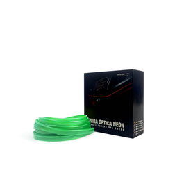 Occ Sport Tira de Alambre de Neón con Fibra Óptica LED para Coche, Verde Lima, 3 m, USB, OCCLED06 - Decoración Interior Vehículo