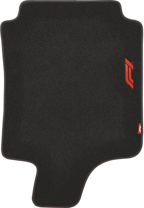 Formula 1 Alfombra de Coche CM570 4TLG Negro/Rojo