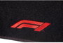 Formula 1 Alfombra de Coche CM570 4TLG Negro/Rojo