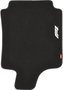 Formula 1 Alfombra de Coche Cm580 F110861 Textil Negro-Blanco 4 Piezas