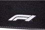 Formula 1 Alfombra de Coche CM580 4TLG Negro/Blanco