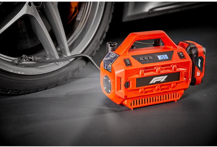 Formula 1 Compresor Híbrido Hi700 F110782 20V 160 PSI 12L/min Incluye Accesorios