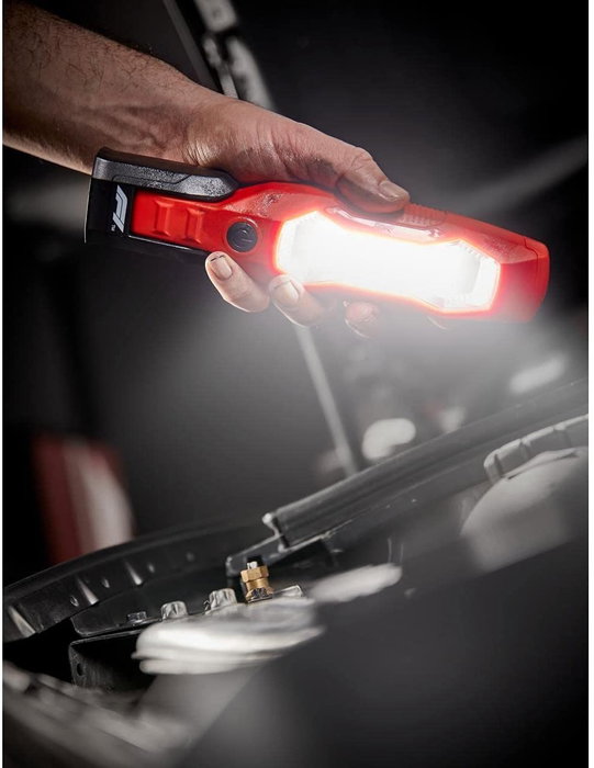 Formula 1 Luz de Trabajo WL600 F110822 Lámpara LED COB 600 Lúmenes con Base Magnética y Cargador Inalámbrico USB-C