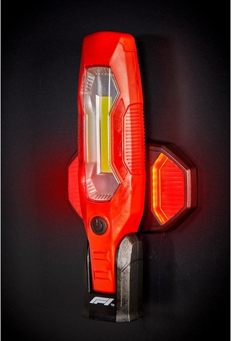 Formula 1 Luz de Trabajo WL600 F110822 Lámpara LED COB 600 Lúmenes con Base Magnética y Cargador Inalámbrico USB-C