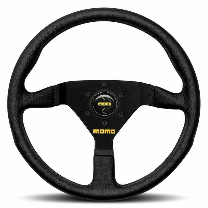Momo Volante Modelo 78 de 350 mm en Piel Negra Momo Volante Modelo 78 de 350 mm en Piel Negra