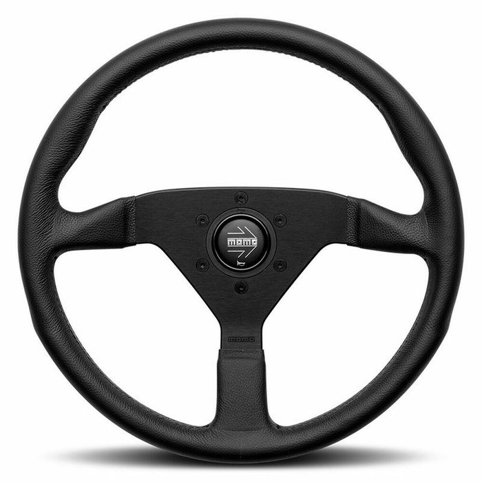Momo Volante Montecarlo 350 mm Piel Negra Momo Volante Montecarlo 350 mm Piel Negra