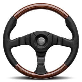 MOMO Volante Dark Fighter 350 mm Madera Y Piel MOMVDFIGHTER35WL