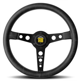 Momo MOMVPROHERIT35BR Volante Prototipo Heritage 350mm Piel Negro Tuning Clásico Tres Radios Antracita