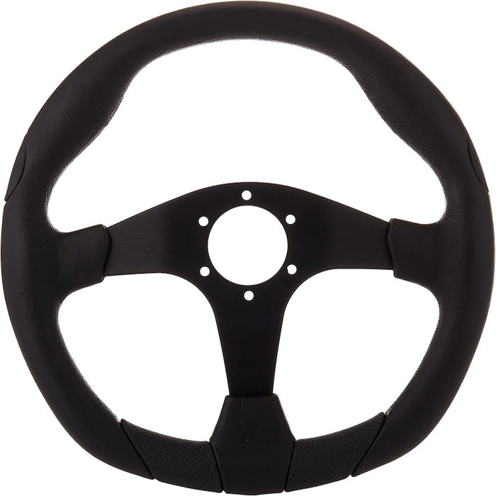 Momo Volante Quark 350 mm Piel Negra Momo Volante Quark 350 mm Piel Negra