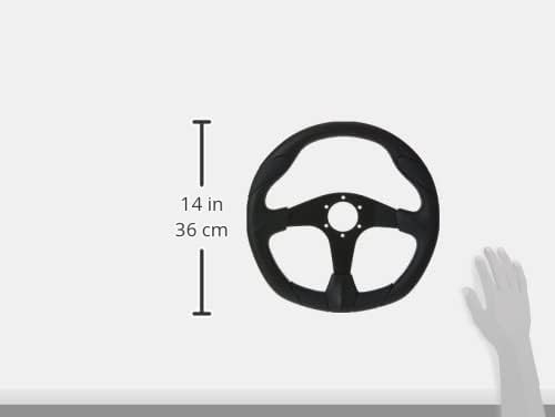 Momo MOMVQUARK350BLKR Volante 350 mm Piel Negra Tuning