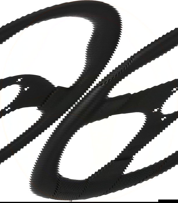 Momo MOMVQUARK350BLKR Volante 350 mm Piel Negra Tuning