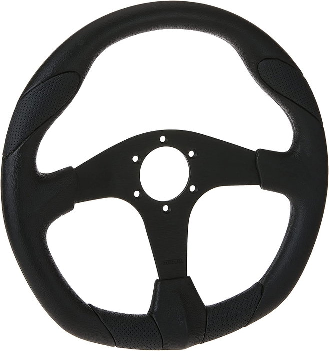 Momo Volante Quark 350 mm Piel Negra Momo Volante Quark 350 mm Piel Negra