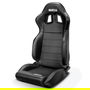 Sparco R100 Sky My2022 Asiento Deportivo Negro, Modelo S009014NRSKY, Ligero y Compacto con Ajuste de Inclinación Doble Palanca y Cubierta de Piel Sintética