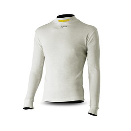 MOMO Camiseta Interior Ignífuga Comfort Tech 100% Aramida Homologación FIA 8856-2000 Blanco Talla L (MNXHCCTWHL00)