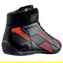Botines Racing OMP SPORT Negro/Rojo 40
