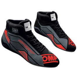 Omp Zapatillas OMPIC0-0829-A01-073-42 Deportivas FIA 8856-2018 Negro-Rojo Talla 42