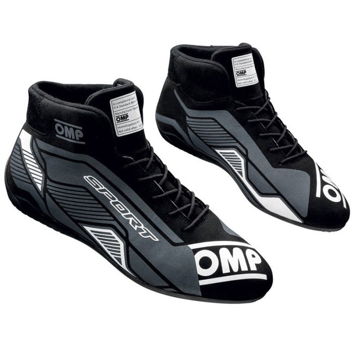 OMP Zapatillas Sport FIA 8856-2018 Negro/Blanco Talla 43 OMP Zapatillas Sport FIA 8856-2018 Negro/Blanco Talla 43