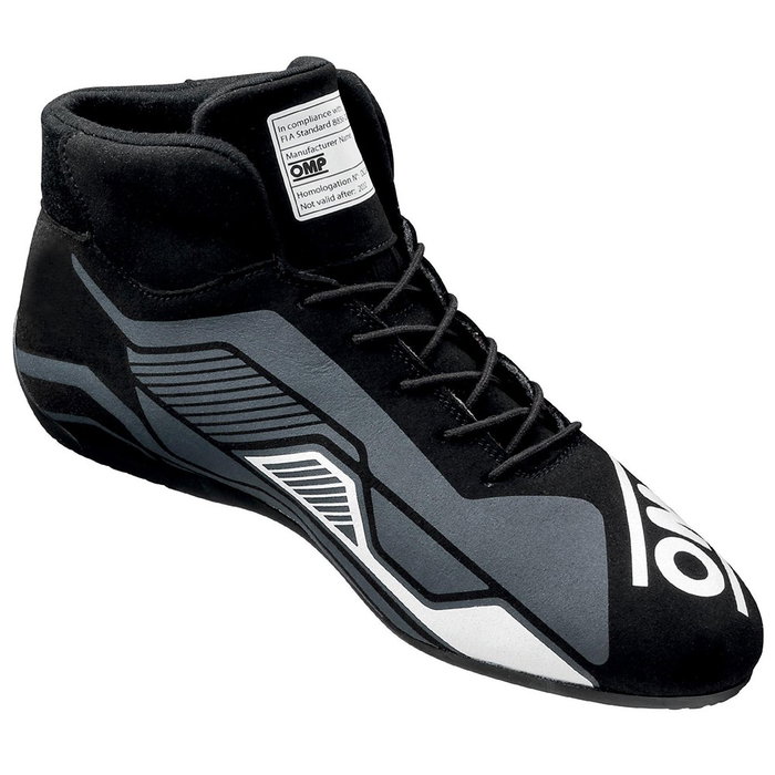 OMP Sport Zapatillas FIA 8856-2018 Negro/Blanco Talla 45 OMP Sport Zapatillas FIA 8856-2018 Negro/Blanco Talla 45