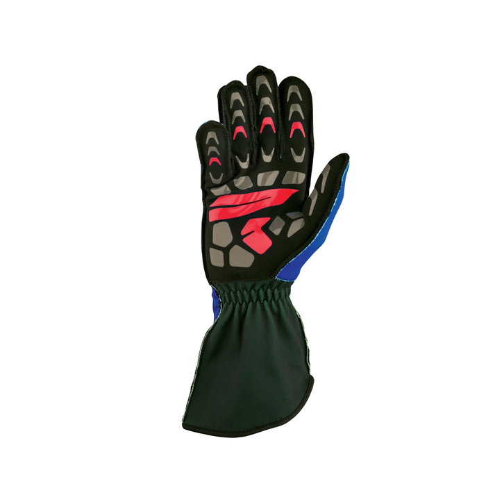 OMP KS-2R MY2022 Guantes de Karting Azul Marino/Cyan Talla M