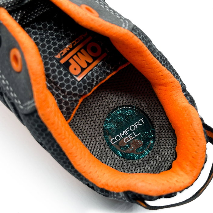 OMP Meccanica Zapatillas de Trabajo Seguridad S1P SRC ESD Pro Sport Gris Naranja Talla 38