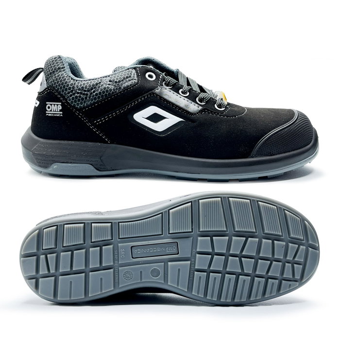OMP Meccanica Zapatillas de Trabajo Seguridad S3 SRC ESD Pro Urban Talla 40 Negro Gris