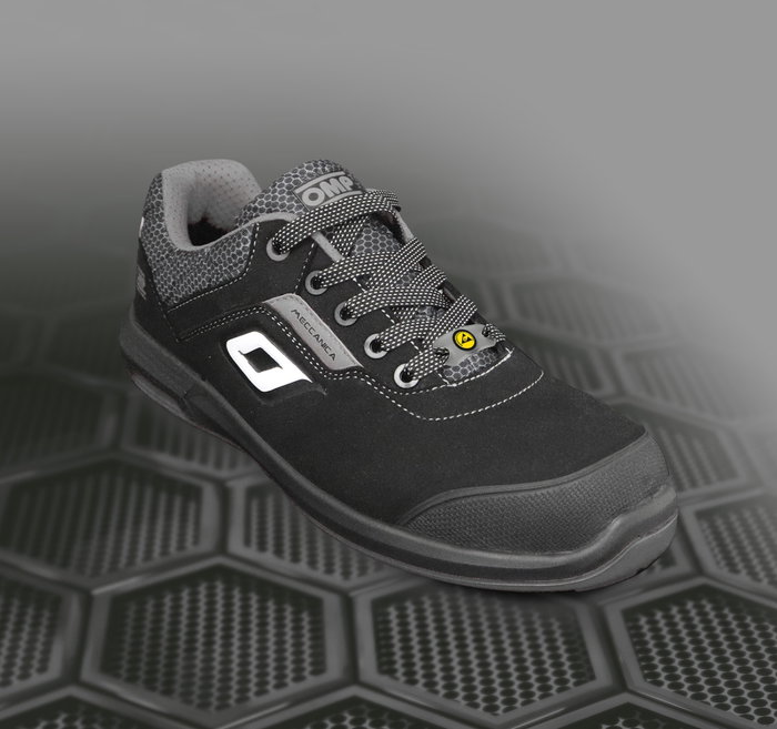 OMP Meccanica Zapatillas de Trabajo Seguridad S3 SRC ESD Pro Urban Talla 40 Negro Gris