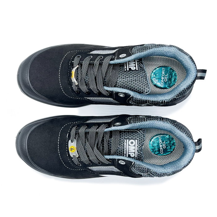 OMP Meccanica Zapatillas de Trabajo Seguridad S3 SRC ESD Pro Urban Talla 40 Negro Gris