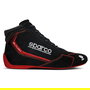 Sparco Botines Slalom 2022 S00129544NRRS Talla 44 Negro-Rojo FIA 8856-2018