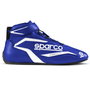 Sparco Botines Formula 8856-2018 S00129643BXBI Talla 43 Azul-Blanco Piel de becerro transpirable y resistente al agua Aprobado por la FIA 8856-2018