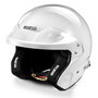 Sparco Casco RJ S003370BI3ML Abierto Fibra Carbono-Kevlar FIA 8859-2015 Snell SA2023 Talla M-L Blanco