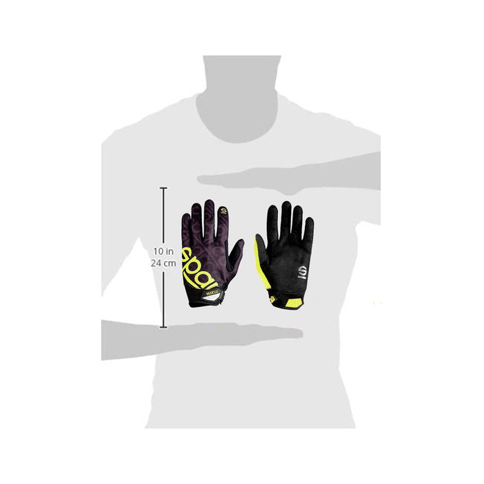 Sparco Meca 3 Guantes de Trabajo Talla XL Negro/Amarillo