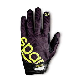 Sparco S002093NRGF4XL Guantes Meca 3 Talla M Negro-Amarillo
