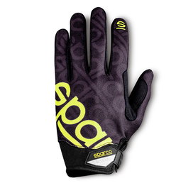 Sparco Guantes Meca 3 S002093NRGF3L Talla L Negro-Amarillo Trabajo Mecanico