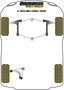 Powerflex Silentblock Trasero Barra Estabilizadora a Chasis 18mm