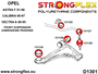 StrongFlex 131126A Silentblock Sport para Soporte de Perno de Ojo Delantero