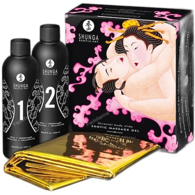 SHUNGA Gel de Masaje Erótico Cuerpo a Cuerpo Fresas con Champagne SHUNGA Gel de Masaje Erótico Cuerpo a Cuerpo Fresas con Champagne