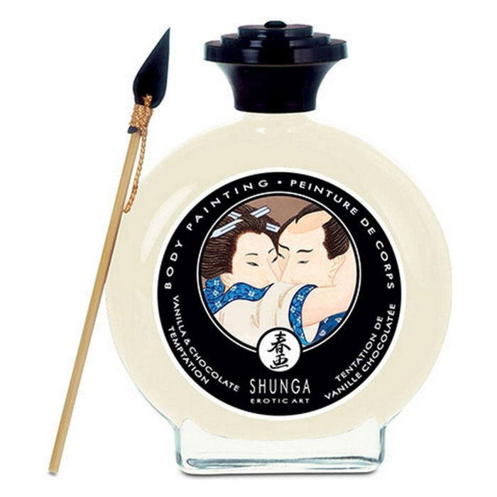 SHUNGA Pintura corporal besable sabor chocolate blanco y vainilla