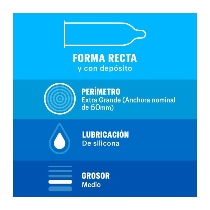 Durex Natural XL Preservativos 12 u
