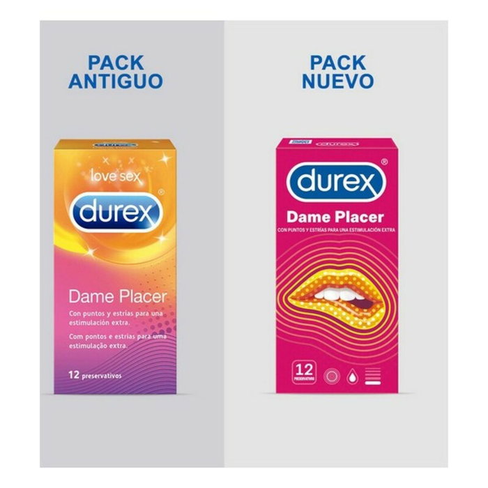 Durex Dame Placer Preservativos 12 u