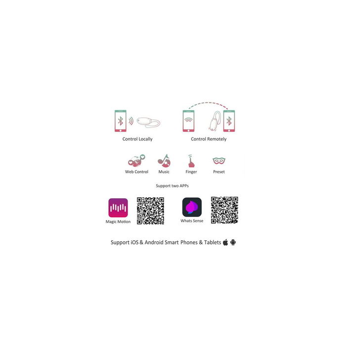 Huevo Vibrador Magic Motion Fugu Rojo