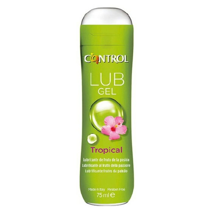 Lubricante Con Base de Agua Lub Tropical Control Fruta de la Pasión 75 ml