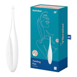 Satisfyer Twirling Delight vibrador blanco