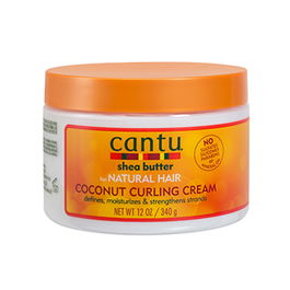 Cantu FOR NATURAL HAIR Coconut Curling Cream 340g, Crema Rizada con Coco y Karité, Hidratante y Nutritiva para Cabello Rizado