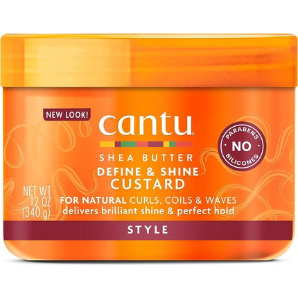 Cantu Shea Butter For Natural Hair Define & Shine Custard 340g