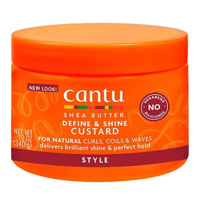 Cantu Define & Shine Custard para Cabello Natural 340 g
