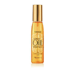 Montibel·Lo Gold Oil Essence Oil Amber 130 ml - Aceite para el cabello con Ámbar y Argán, brillo instantáneo, suavidad y vitalidad sin residuos