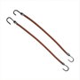 EuroStil 12 Gomas Con Gancho Marron