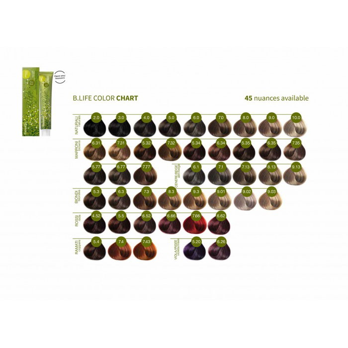 Farmavita B.Life Color Tinte Capilar sin Amoniaco 5.0 Rubio Claro Dorado con Aceite de Argán 100ml